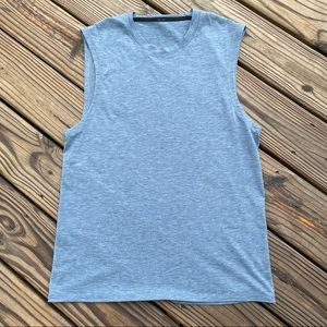 lululemon athletica Heathered Blue Tank Top